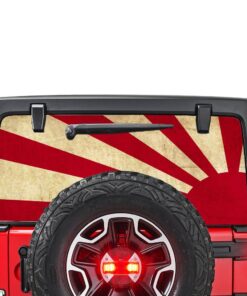 Japan Sun Perforated for Jeep Wrangler JL, JK decal 2007 - Present