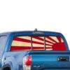 Japan Sun Perforated for Toyota Tacoma decal 2009 - Present