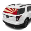 Japan San Rear Window Perforated For Ford Explorer Decal 2011 - Present