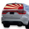 Japan Sun Perforated for Dodge Durango decal 2012 - Present