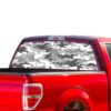 White Amy Perforated for Ford F150 Decal 2015 - Present