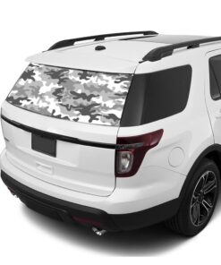 Army Rear Window Perforated For Ford Explorer Decal 2011 - Present