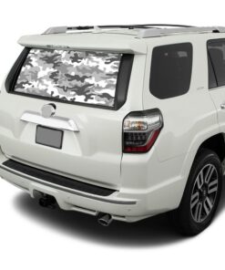 White Army Perforated for Toyota 4Runner decal 2009 - Present