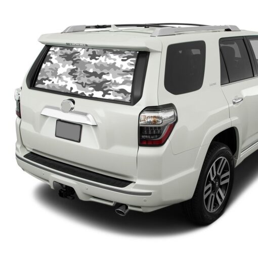 White Army Perforated for Toyota 4Runner decal 2009 - Present