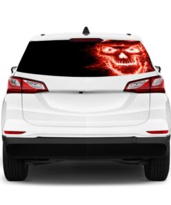 Fire Skull Perforated for Chevrolet Equinox decal 2015 - Present