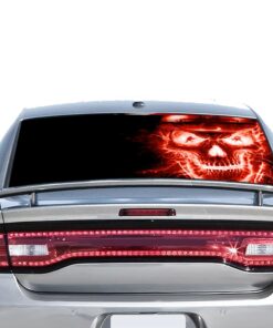 Red Skull Perforated for Dodge Charger 2011 - Present