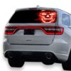 Red Skull Perforated for Dodge Durango decal 2012 - Present