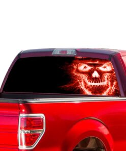 Electrical Skull Amy Perforated for Ford F150 Decal 2015 - Present