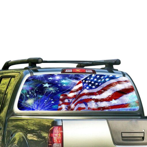 USA Stars Perforated for Nissan Frontier decal 2004 - Present