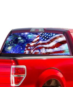 USA Stars Amy Perforated for Ford F150 Decal 2015 - Present