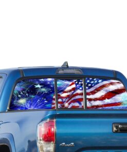 USA Stars Perforated for Toyota Tacoma decal 2009 - Present