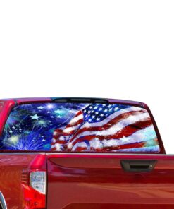 USA Stars Perforated for Nissan Titan decal 2012 - Present