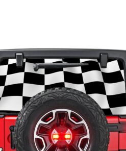 Finishing Perforated for Jeep Wrangler JL, JK decal 2007 - Present