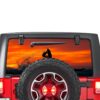Surfing Perforated for Jeep Wrangler JL, JK decal 2007 - Present