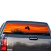 Surfing Perforated for GMC Sierra decal 2014 - Present