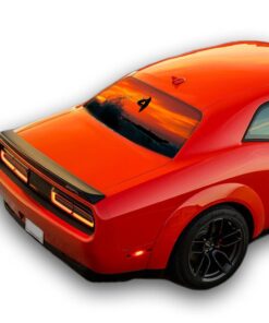 Surfing Perforated for Dodge Challenger decal 2008 - Present
