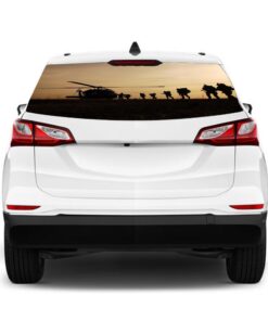 Army Helicopter Perforated for Chevrolet Equinox decal 2015 - Present