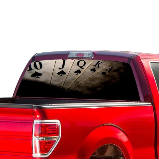 Play Cards Perforated for Ford F150 Decal 2015 - Present