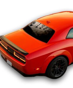 Play Cards Perforated for Dodge Challenger decal 2008 - Present