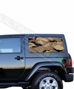 Rear Window Army Perforated for Jeep Wrangler JL, JK decal 2007 - Present