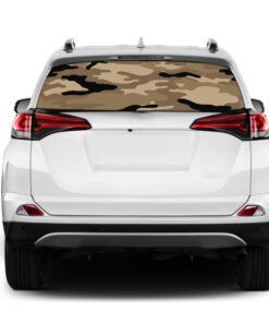 Army 1 Rear Window Perforated for Toyota RAV4 decal 2013 - Present