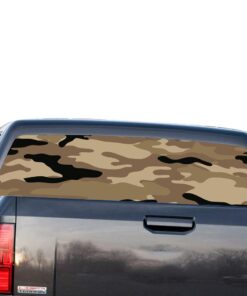 Camo Perforated for GMC Sierra decal 2014 - Present