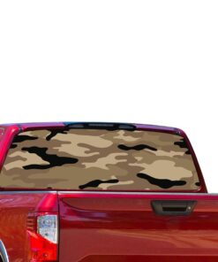 Army Perforated for Nissan Titan decal 2012 - Present