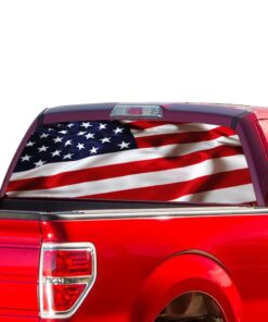 USA Flag Perforated for Ford F150 Decal 2015 - Present