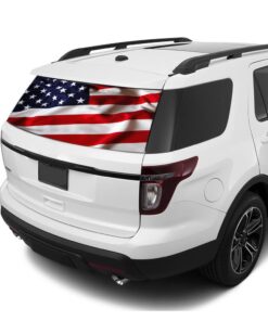 USA Rear Window Perforated For Ford Explorer Decal 2011 - Present