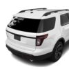 Black Skull Rear Window Perforated For Ford Explorer Decal 2011 - Present