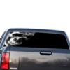 Dark Skull Perforated for GMC Sierra decal 2014 - Present