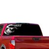 Black Skull Perforated for Nissan Titan decal 2012 - Present