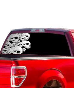 Skulls Perforated for Ford F150 Decal 2015 - Present