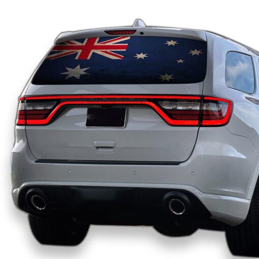 Australia Flag Perforated for Dodge Durango decal 2012 - Present