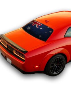 Australia Flag Perforated for Dodge Challenger decal 2008 - Present