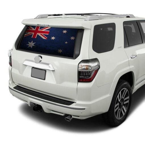 Australia Flag Perforated for Toyota 4Runner decal 2009 - Present