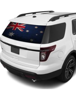 Australia Flag Rear Window Perforated For Ford Explorer Decal 2011 - Present