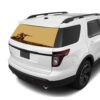 USA Sniper Rear Window Perforated For Ford Explorer Decal 2011 - Present