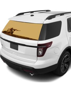 USA Sniper Rear Window Perforated For Ford Explorer Decal 2011 - Present