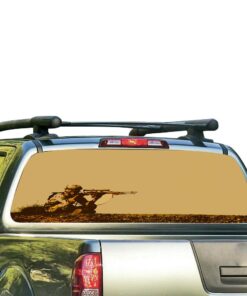 USA Sniper Perforated for Nissan Frontier decal 2004 - Present