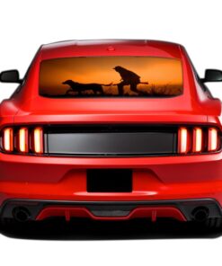 Hunting Perforated Sticker for Ford Mustang decal 2015 - Present