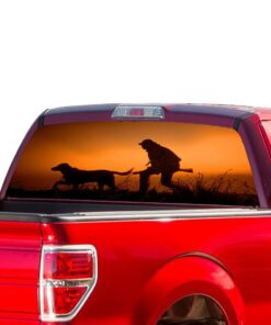 Dog Hunting Perforated for Ford F150 Decal 2015 - Present