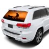 Hunting 1 Perforated for Jeep Grand Cherokee decal 2011 - Present