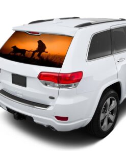 Hunting 1 Perforated for Jeep Grand Cherokee decal 2011 - Present