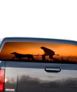 Dog Hunting Perforated for GMC Sierra decal 2014 - Present