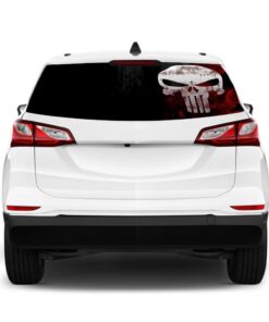 Punisher Skull Perforated for Chevrolet Equinox decal 2015 - Present