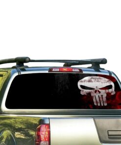 Punisher Perforated for Nissan Frontier decal 2004 - Present