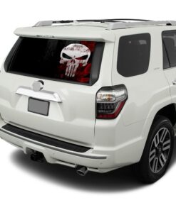 Punisher Skull Perforated for Toyota 4Runner decal 2009 - Present