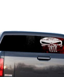 Punisher Perforated for GMC Sierra decal 2014 - Present