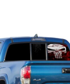 Punisher 1  Perforated for Toyota Tacoma decal 2009 - Present